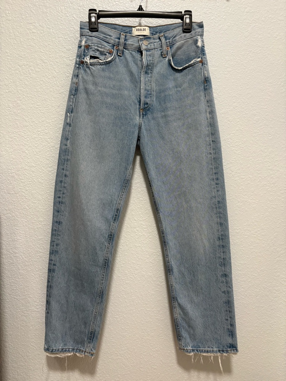 Agolde 90’s Mid Rise Loose Fit Jeans Snapshot Sz25 Good Condition firm price - Picture 6 of 12